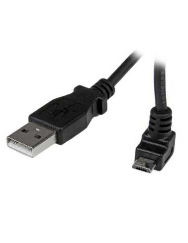 StarTech.com 1m USB 2.0 A auf Micro USB B Kabel aufwärtsgewinkelt -Schwarz