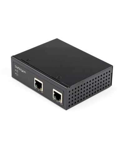 StarTech.com Industrial 1 Port Power over Ethernet Gigabit Extender - 60W 802.3bt PoE  PoE+  PoE++ - 100m - Gigabit PoE