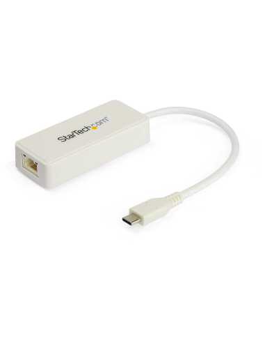 StarTech.com USB-C auf Gigabit Ethernet Adapter mit USB-A Port - 1Gbit s NIC USB 3.0 USB 3.1 Typ-C Netzwerkadapter - USB-C TB3