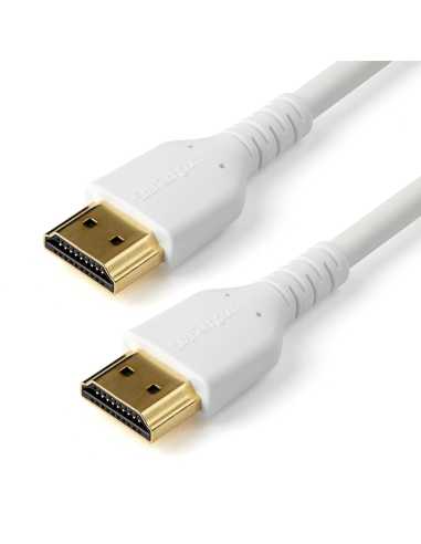 StarTech.com Cable de 1m HDMI 2.0 Certificado Premium de alta velocidad con Ethernet - Durable - UHD 4K 60Hz - con Fibra de
