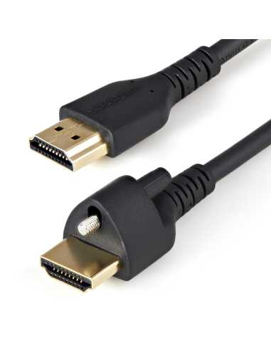 StarTech.com HDMM1MLS HDMI-Kabel 1 m HDMI Typ A (Standard) Schwarz