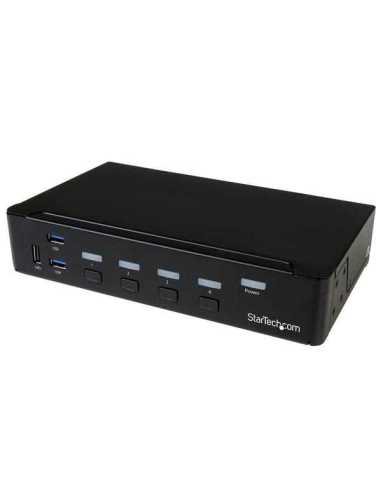 StarTech.com 4 Port DisplayPort KVM Switch - USB 3.0 Hub - 4K 30Hz