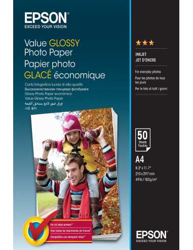 Epson Value Glossy Photo Paper - A4 - 50 Blätter