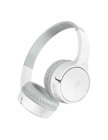 Belkin SOUNDFORM Mini Kopfhörer Verkabelt & Kabellos Kopfband Musik Mikro-USB Bluetooth Weiß