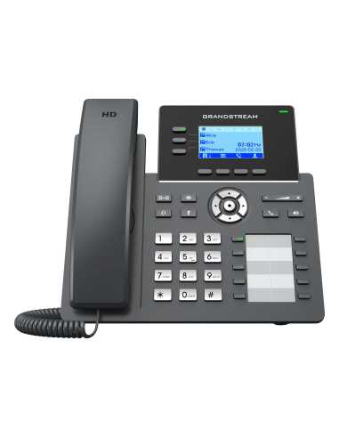 Grandstream Networks GRP2604 teléfono IP Negro 3 líneas LCD