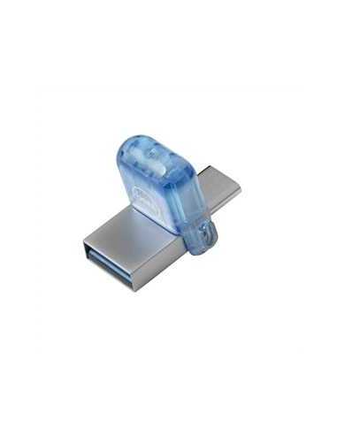 DELL AB135396 USB-Stick 128 GB USB Type-A   USB Type-C 3.2 Gen 1 (3.1 Gen 1) Blau, Silber