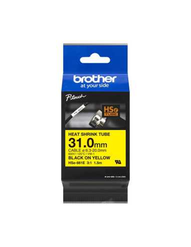 Brother HSe-661E cinta para impresora Negro