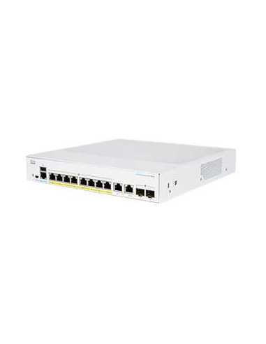 Cisco CBS350-8P-2G-EU Netzwerk-Switch Managed L2 L3 Gigabit Ethernet (10 100 1000) Silber