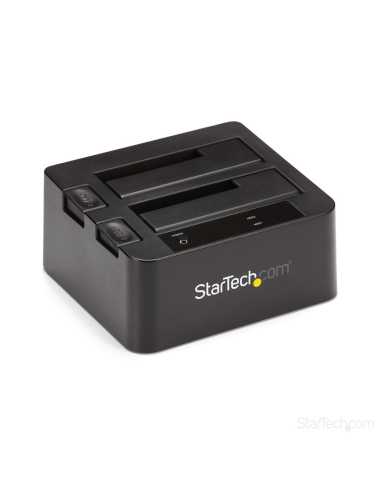 StarTech.com USB 3.1 (10 Gbit s) Dual-bay Festplatten Dockingstation für 2,5"   3,5" SATA SSD   HDD