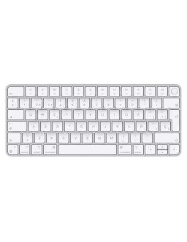 Apple Magic Tastatur USB + Bluetooth Spanisch Aluminium, Weiß