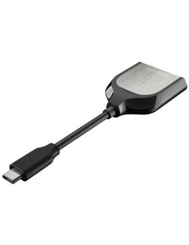 SanDisk Extreme PRO Kartenleser USB 3.2 Gen 1 (3.1 Gen 1) Type-C Schwarz, Silber