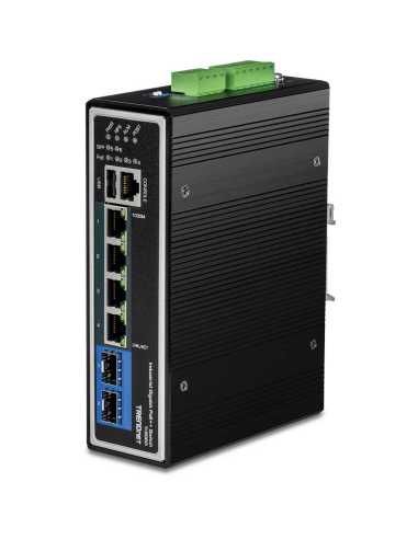 Trendnet TI-BG62I switch Gestionado L2+ Gigabit Ethernet (10 100 1000) Energía sobre Ethernet (PoE) Negro