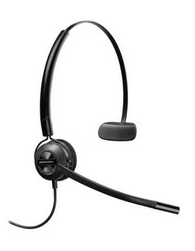POLY EncorePro HW540 Kopfhörer Kabelgebunden Ohrbügel, Kopfband, Nackenband Büro Callcenter Schwarz
