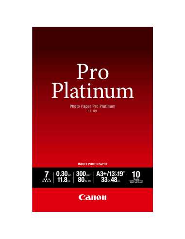 Canon PT-101 Pro Platinum Fotopapier A3 Plus – 10 Blatt