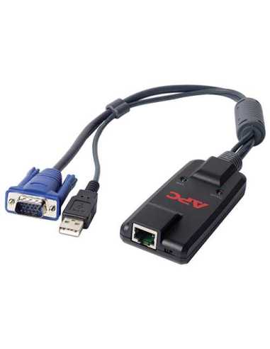 APC KVM-USB cable para video, teclado y ratón (kvm) Negro