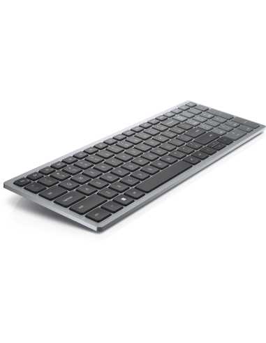 DELL KB740 Tastatur RF Wireless + Bluetooth QWERTZ Deutsch Grau, Schwarz