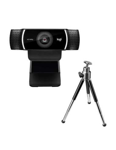 Logitech C922 Pro Stream Webcam 1920 x 1080 Pixel USB Schwarz