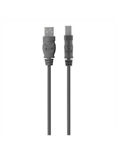 Belkin USB 2.0 A - USB 2.0 B, 4.8m USB Kabel 4,8 m USB A USB B Grau