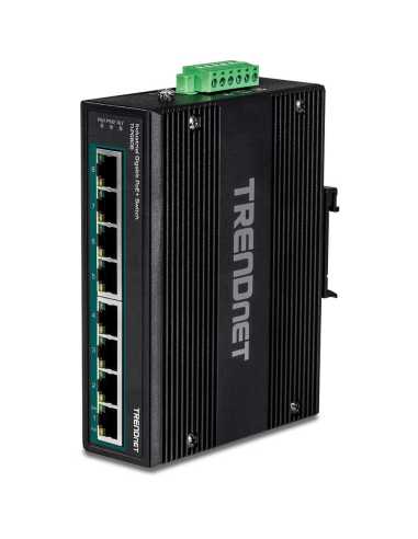 Trendnet TI-PG80B Netzwerk-Switch Gigabit Ethernet (10 100 1000) Power over Ethernet (PoE) Schwarz