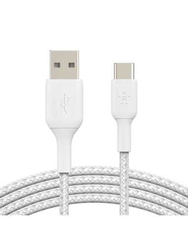 Belkin BoostCharge USB Kabel 2 m USB A USB C Weiß