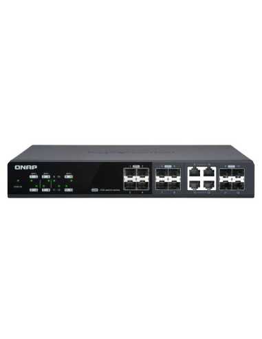 QNAP QSW-M1204-4C Netzwerk-Switch Managed 10G Ethernet (100 1000 10000) Schwarz