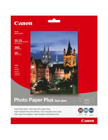 Canon SG-201 Fotopapier Plus Seidenglanz 20 x 25 cm – 20 Blatt