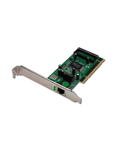 Digitus Single Port Gigabit Ethernet Netzwerkkarte, RJ45, PCI, Realtek Chipsatz