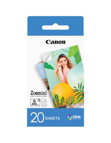 Canon ZINK™ 5 x 7,5 cm Fotopapier mit 20 Blatt