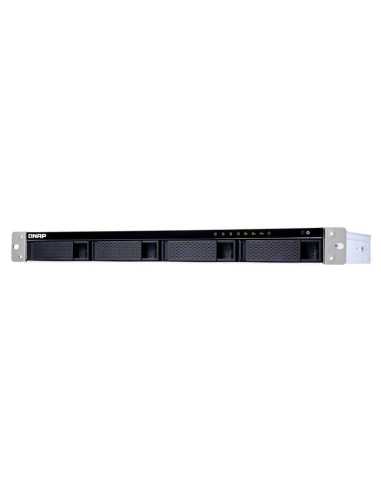 QNAP TS-431XeU NAS Rack (1U) Ethernet LAN Schwarz, Edelstahl Alpine AL-314