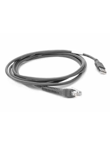 Zebra CBA-U21-S07ZBR Serien-Kabel Schwarz 2,1 m USB EAS