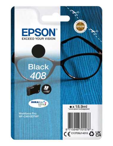 Epson Singlepack Black 408 DURABrite Ultra Ink