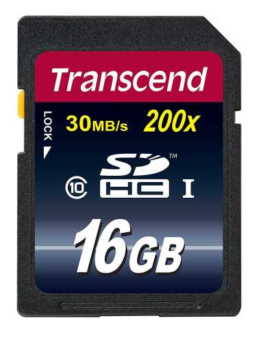 Transcend TS16GSDHC10 Speicherkarte 16 GB SDHC NAND Klasse 10