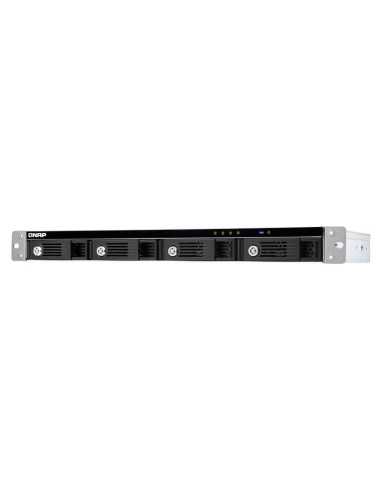 QNAP TR-004U Speicherlaufwerksgehäuse HDD   SSD-Gehäuse Schwarz, Grau 2.5 3.5"