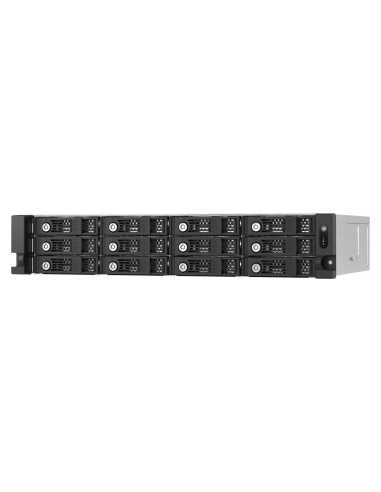 QNAP TL-R1200PES-RP Speicherlaufwerksgehäuse HDD   SSD-Gehäuse Schwarz, Grau 2.5 3.5"