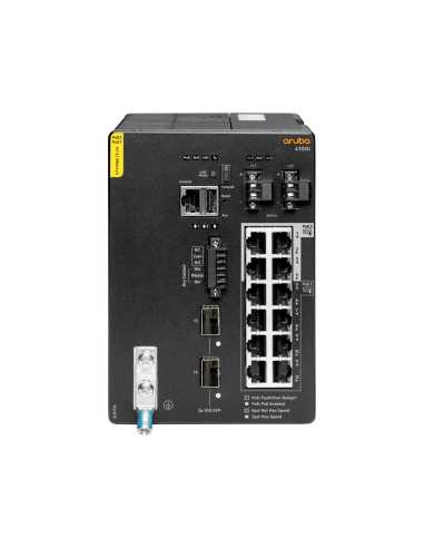 Aruba 4100i Gestionado L2 Gigabit Ethernet (10 100 1000) Energía sobre Ethernet (PoE) 4U Negro
