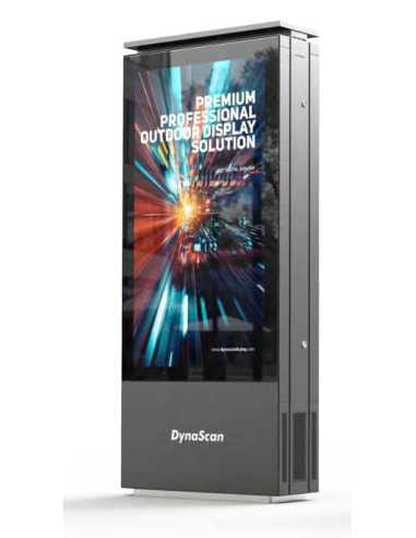 DynaScan DK651DR5 Signage-Display Kiosk-Design 165,1 cm (65") LCD 4000 cd m² Full HD Schwarz Eingebauter Prozessor Android 8.0