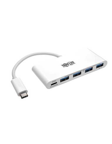 Tripp Lite U460-004-4A-C Schnittstellen-Hub USB 3.2 Gen 1 (3.1 Gen 1) Type-C 5000 Mbit s Weiß