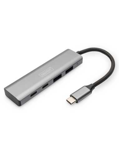 Digitus USB-C HUB, 4-Port , 2x USB A + 2x USB-C