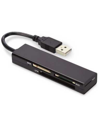 Ednet 85241 lector de tarjeta USB 2.0 Negro