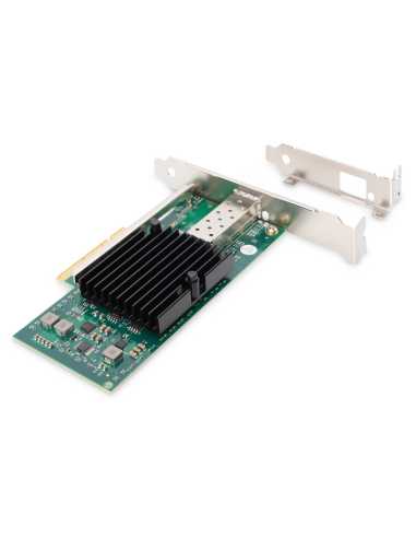 Digitus Single Port 10 Gigabit Ethernet Netzwerkkarte, SFP, PCI Express, Intel Chipsatz