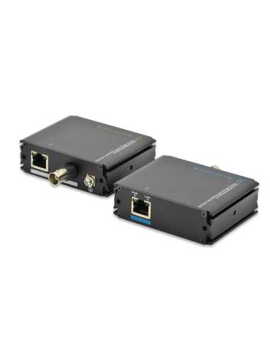 Digitus Set de cable alargador ethernet de alta velocidad PoE + VDSL  Hasta 500m de alcance con un puerto PoE de salida y otro