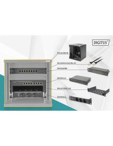 Digitus Netzwerk-Set 254 mm (10") - 6HE, 312 x 300 mm (B x T)