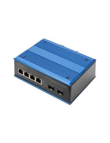 Digitus Industrial 4+2-Port Gigabit Ethernet PoE Switch