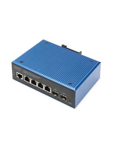 Digitus Industrial 4+2-Port L2 managed Gigabit Ethernet PoE Switch