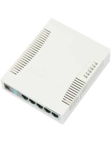 Mikrotik RB260GS Gigabit Ethernet (10 100 1000) Energía sobre Ethernet (PoE) Blanco