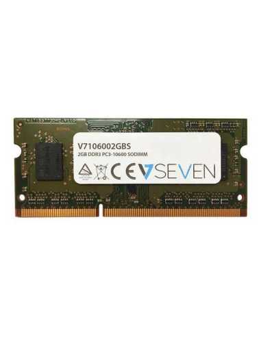 V7 2GB DDR3 PC3-10600 - 1333mhz SO DIMM Notebook Arbeitsspeicher Modul - V7106002GBS