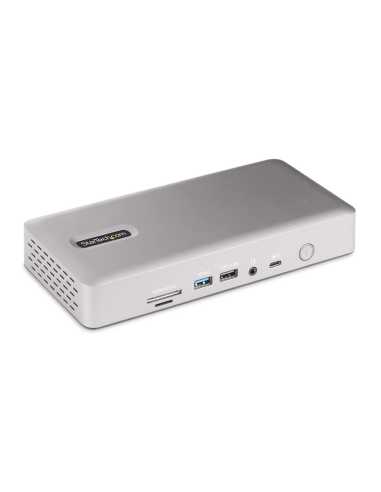 StarTech.com Thunderbolt 4 Dockingstation, Multi Monitor Dock für 4 Monitore, 2x HDMI 2x DP, 7x USB Hub, 2.5 Gb Ethernet, 98W