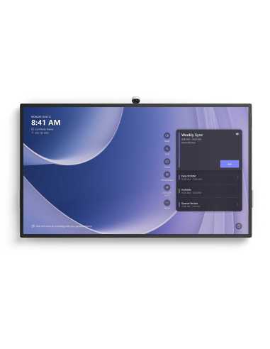 Microsoft Surface Hub 3 85" Interaktives Whiteboard 2,16 m (85") 3840 x 2160 Pixel Touchscreen Platin