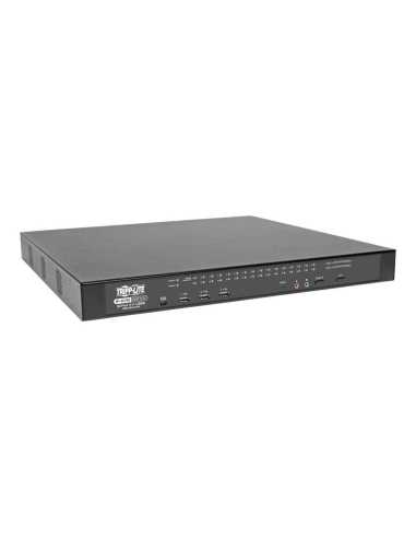 Tripp Lite B064-032-01-IPG NetDirector Cat5-KVM-over-IP-Switch mit 32 Anschlüssen – Virtuelle Medien, 1 externer + 1 lokaler