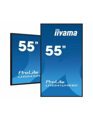iiyama LH5541UHS-B2 Signage-Display Kiosk-Design 138,7 cm (54.6") LCD 500 cd m² 4K Ultra HD Schwarz Eingebauter Prozessor 18 7